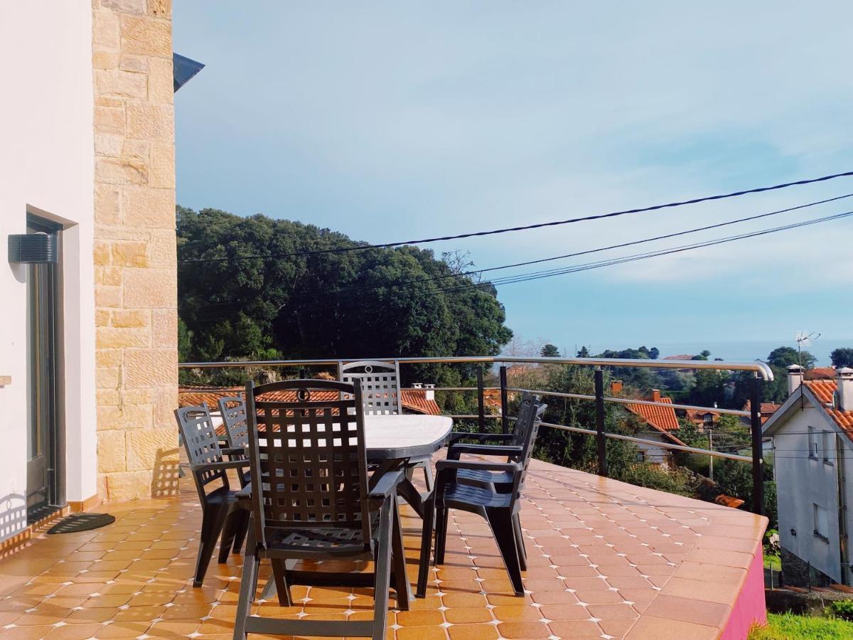 Villa La Jarocha, Casa Con Vistas Al Mar En Pechón Esterno foto